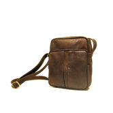 Distressed Leather Men's Day Bag