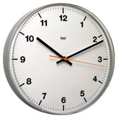 Lucite Wall Clock in Accuron White