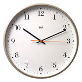 Jumbo Wall Clock in Bodoni Titanium