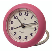 Rondo Travel Alarm Clock in Pink