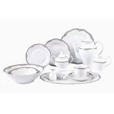 Elizabeth 57 Piece Dinnerware Set