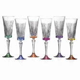 Timeless RCR Crystal Flutes (Set of 6)