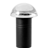 Cast Aluminum Mushroom Head Bollard Light in Black