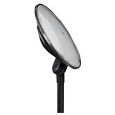 Cast Aluminum Wall Washer in Black