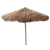 5' Thatched Bamboo Market Umbrella