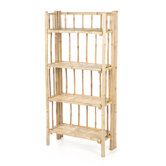 Natural Bamboo 4 Tier Shelf