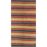 Kilim Multi-Colored Striped Rug