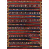 Kilim Purple Striped Rug