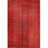 Overdyed Red Rug