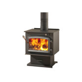 Classic Wood Stove on Pedestal
