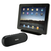 iPad and iPhone Portable Speaker Dock in Black