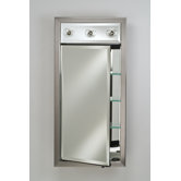 Signature Single Door Medicine Cabinet with Lights