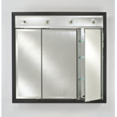 Signature Triple Door Medicine Cabinet with Lights