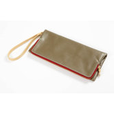 Carina Foldover Clutch in Army