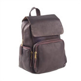 Vachetta Mid Size Multi Pocket Backpack in Caf&eacute;