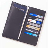 Colored Leather Travel Wallet