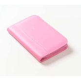 Colored Leather  Zip Junior Portfolio