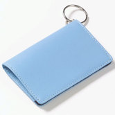 Colored Leather ID/ Key Chain Wallet