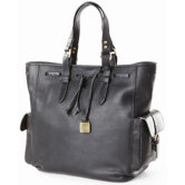 Leather Drawstring Tote