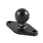 2.43" x 1.31" Diamond Base with 1" Ball