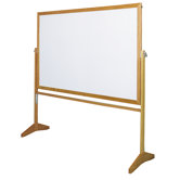Premiere Wood Frame Reversible Markerboard (LCS) 4'H x 6'W