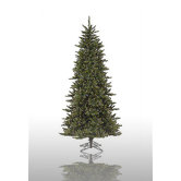 7.5' Prelit Slim Camdon Fir Artificial Christmas Tree with Clear Lights