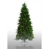 7' Prelit Colorado Spruce Artificial Christmas Tree