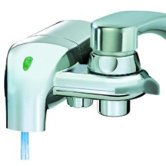 F-8C Chrome Faucet Mount Water Filter System