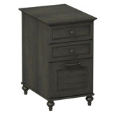 Volcano Dusk 3-Drawer File Cabinet in Kona Coast Espresso Finish