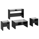 New York Skyline 4 Piece Coffee Table Set