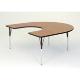 Horseshoe Activity Table with Short Legs