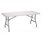 Medium Economy Plastic Rectangular Folding Tables