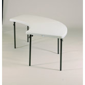 96" W x 30" D Serpentine Folding Table