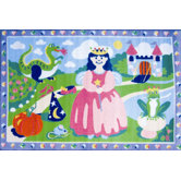 Olive Kids Happily Ever After Princess Kids Rug