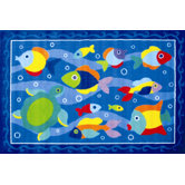 Olive Kids Somethin' Fishy Fish Kids Rug