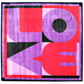 Fun Shape High Pile Love Kids Rug