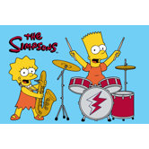 The Simpsons Rock Stars Kids Rug