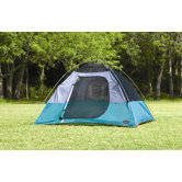 Hastings Square Dome Tent in Alpine Green / Steel Gray / Chile Pepper