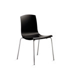 Stuhl "Modernstyle" mit Kunststoffr&uuml;cken und -sitz