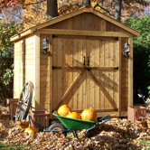 SpaceMaker Wood Storage Shed