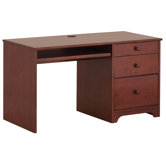Universal Accessories Single Pedestal Computer Desk