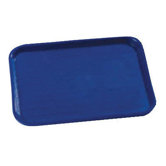 12 x 16 Plastic Foodservice Tray in Blue