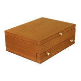 Harvard Flatware Storage Chest in Warm Walnut
