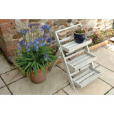 Classic Folding Etagere in Colonial White Wash