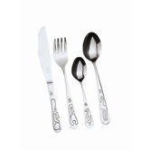 4-Piece Children's 'Animals' Cutlery Set in Gift Box