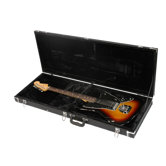 Wood Hardshell Case for Fender Jag and Jag Master Guitars in Black