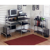 Gusdorf 58.5" W Student Computer Desk with Bookcase