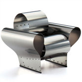 Miniatures - Well Tempered Chair by Ron Arad