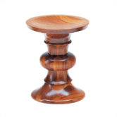 Miniatures - Model B Walnut Stool by Charles and Ray Eames