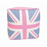 Union Jack Pink Duck Pouffe